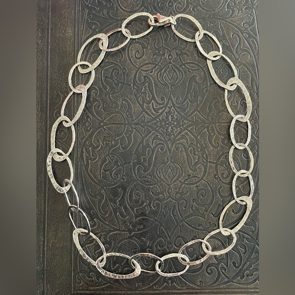 N1667- Retired Silpada Sterling Silver Link Necklace - Picture 3 of 4